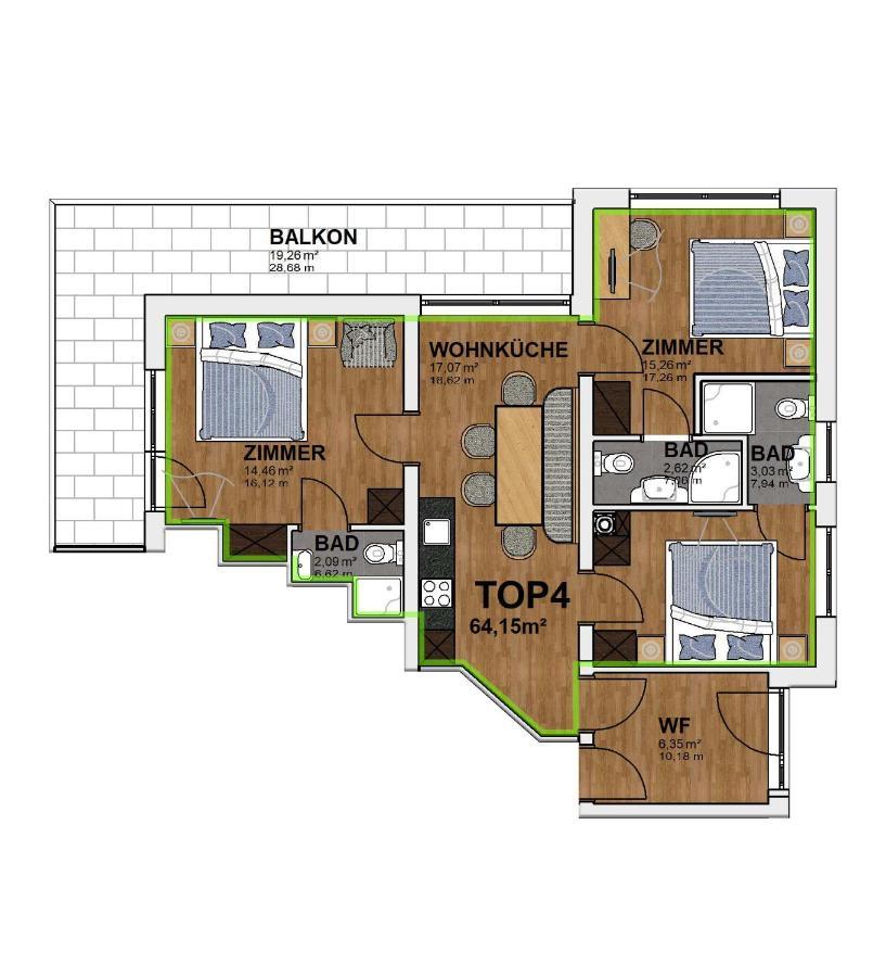 Appartements Bergwelt Оец Екстериор снимка